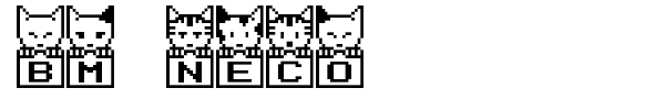 BM Neco font