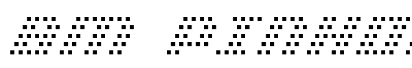 BM Pinhole font