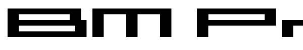 BM Press font