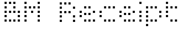 BM Receipt font