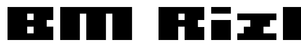 BM Rizer font