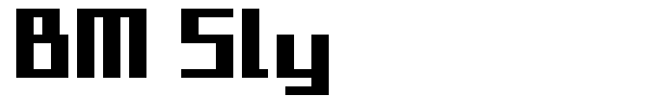 BM Sly font