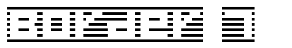 Border 7 font preview