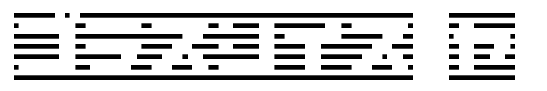 Border 7 font preview