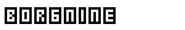 Borgnine font