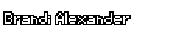 Brandi Alexander font