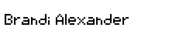 Brandi Alexander font preview