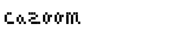 CaZOOM font