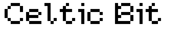 Celtic Bit font