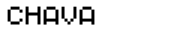 Chava font preview