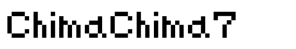 ChimaChima7 font