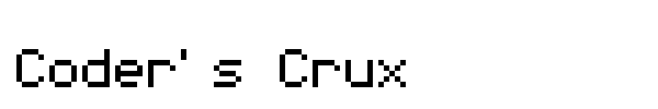 Coder's Crux font
