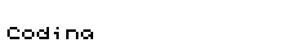 Codina font