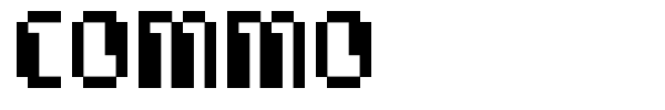 Commo font