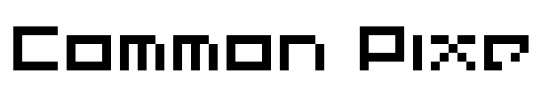 Common Pixel font
