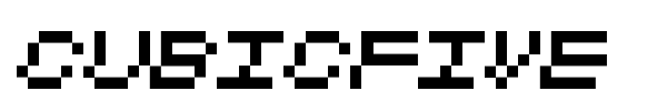 CubicFive font preview