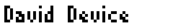 David Device font