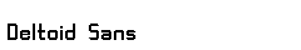 Deltoid Sans font