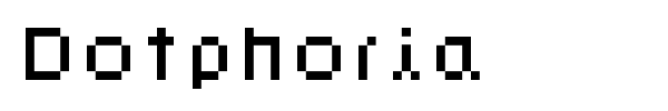 Dotphoria font