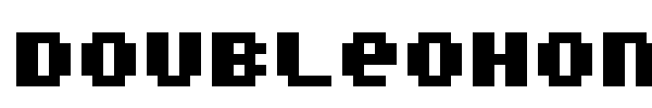 DoubleOhOne font