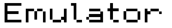 Emulator font