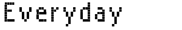 Everyday font