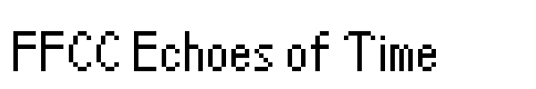 FFCC Echoes of Time font preview