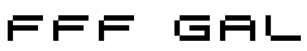 FFF Galaxy font