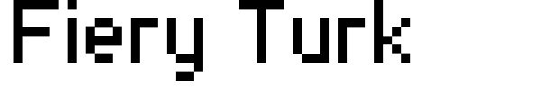 Fiery Turk font