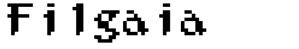 Filgaia font
