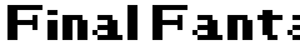 Final Fantasy font