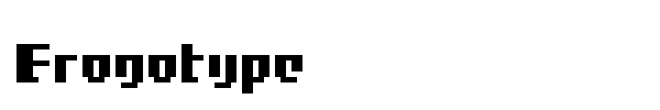 Frogotype font