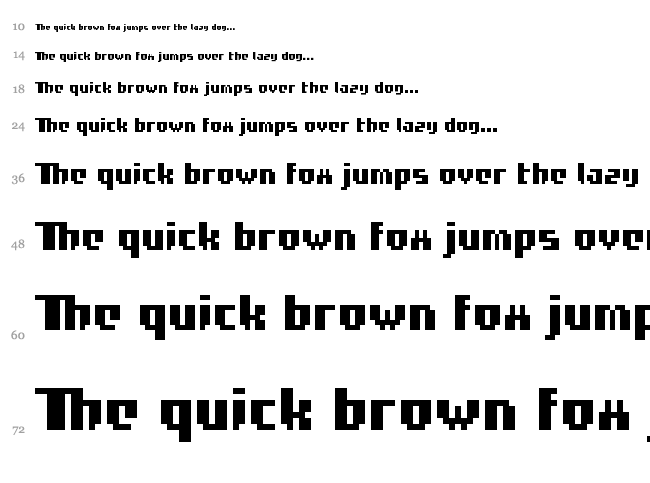 Frogotype font waterfall