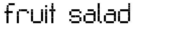 Fruit Salad font