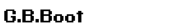 G.B.Boot font
