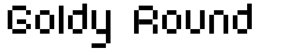 Goldy Round font