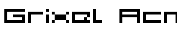 Grixel Acme 5 Wide font