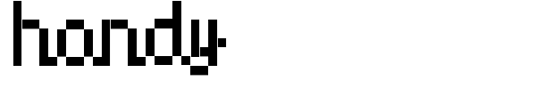 Handy font