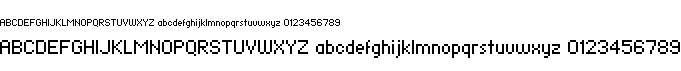 HaxrCorp S8 font preview