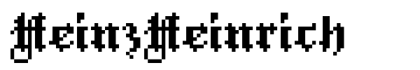HeinzHeinrich font