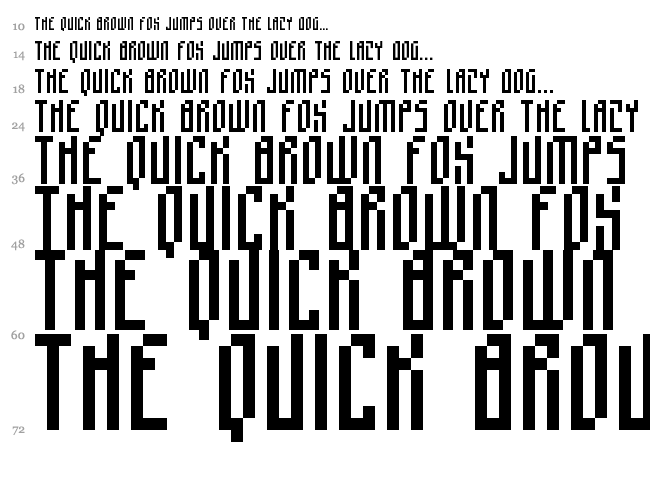 Higher font waterfall