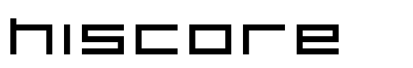 Hiscore font