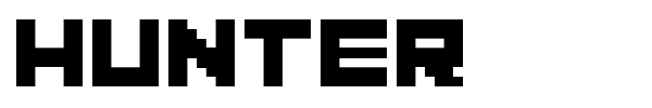 Hunter font