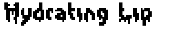 Hydrating Lip font preview