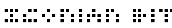 Iconian Bitmap font