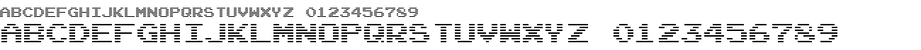 Insert Coin scanline font
