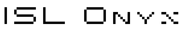 ISL Onyx font