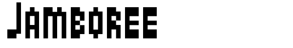 Jamboree font preview