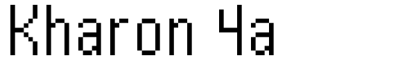 Kharon 4a font