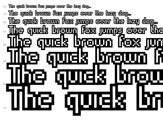 Lipby Chonk font waterfall